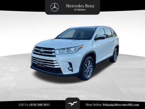 2019 Toyota Highlander XLE *** AWD PEARL WHITE LOCAL TRADE ***