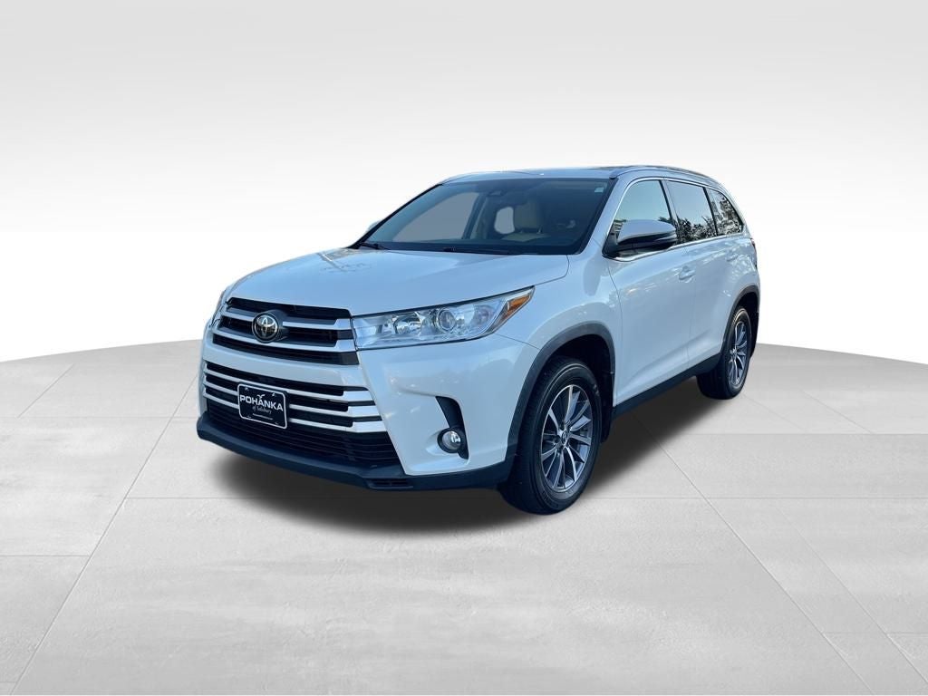 2019 Toyota Highlander XLE *** AWD PEARL WHITE LOCAL TRADE ***