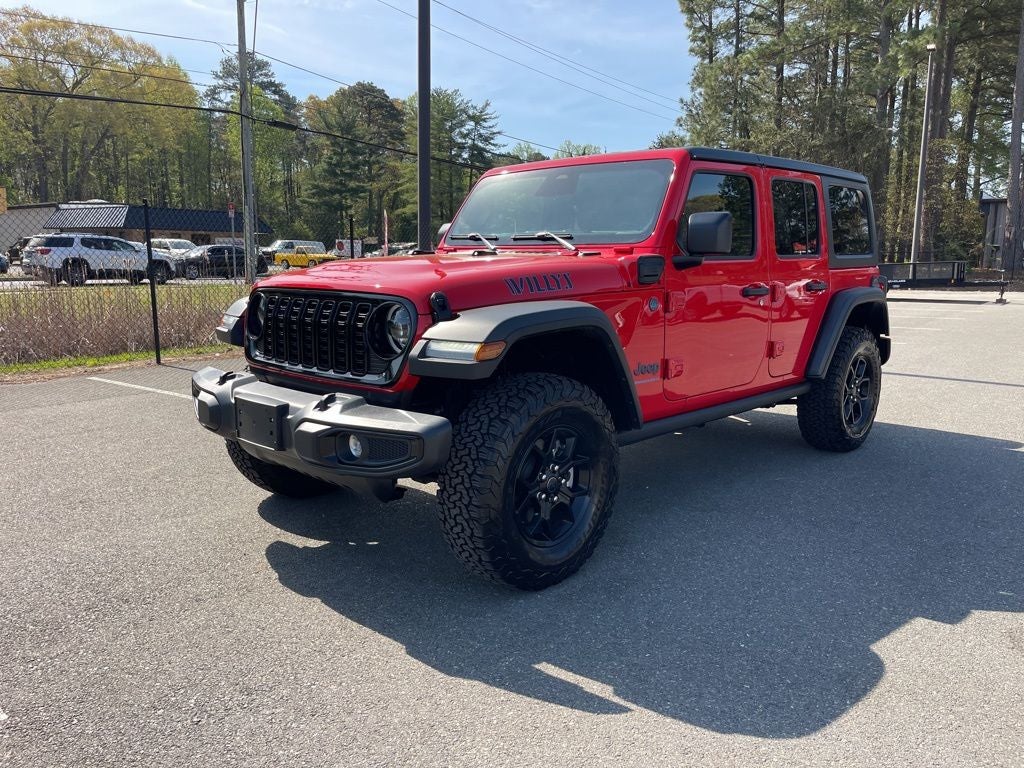 Used 2025 Jeep Wrangler 4xe Willys 4XE with VIN 1C4RJXN66SW579859 for sale in Salisbury, MD