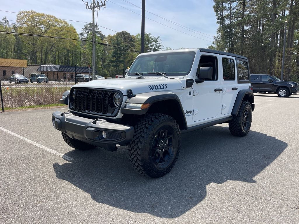 Used 2025 Jeep Wrangler 4xe Willys 4XE with VIN 1C4RJXN67SW584844 for sale in Salisbury, MD
