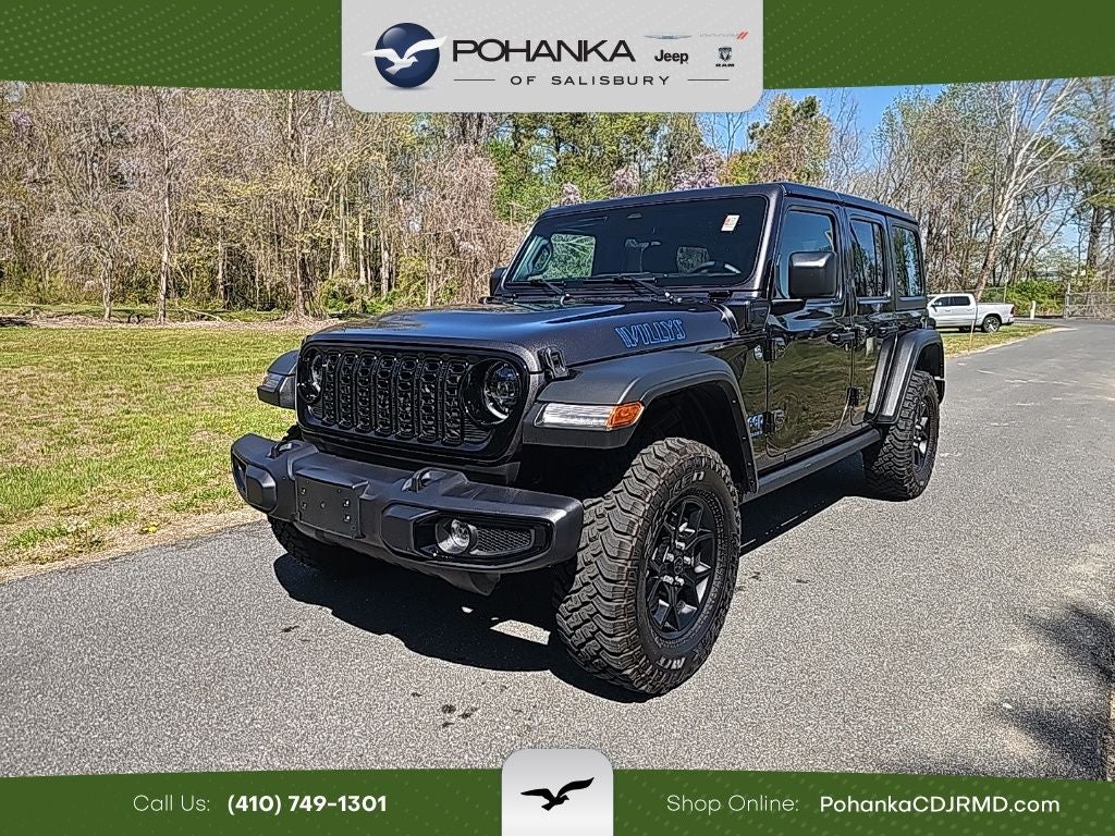 2025 Jeep Wrangler Willys 4xe *** BEACH READY ***