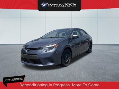 2016 Toyota Corolla LE