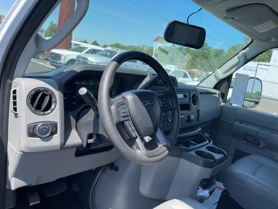 2025 Ford E-350SD Base 14' Box Truck w/ Ramp Cutaway