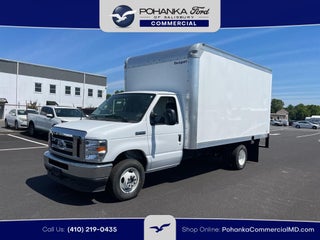 2025 Ford E-350SD Base 14' Box Truck w/ Ramp Cutaway