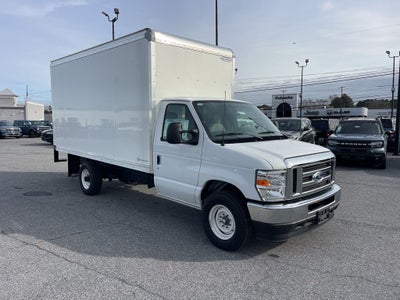 2025 Ford E-350SD Base 14' Box Truck w/ Ramp Cutaway