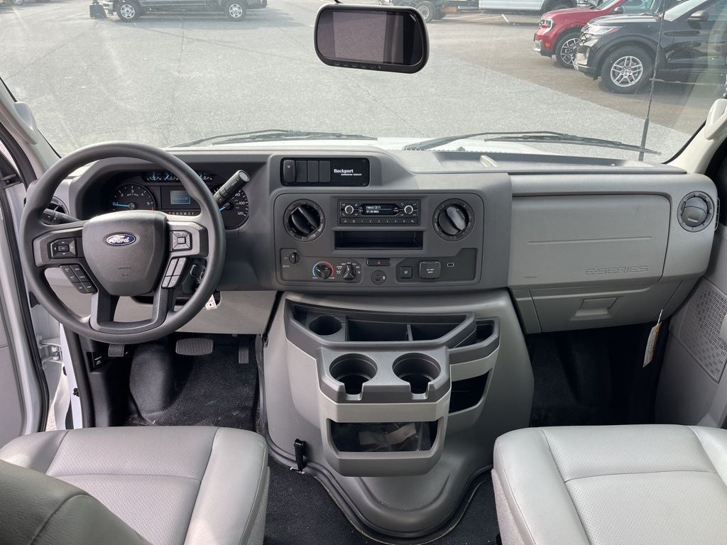 2025 Ford E-350SD Base 14' Box Truck w/ Ramp Cutaway