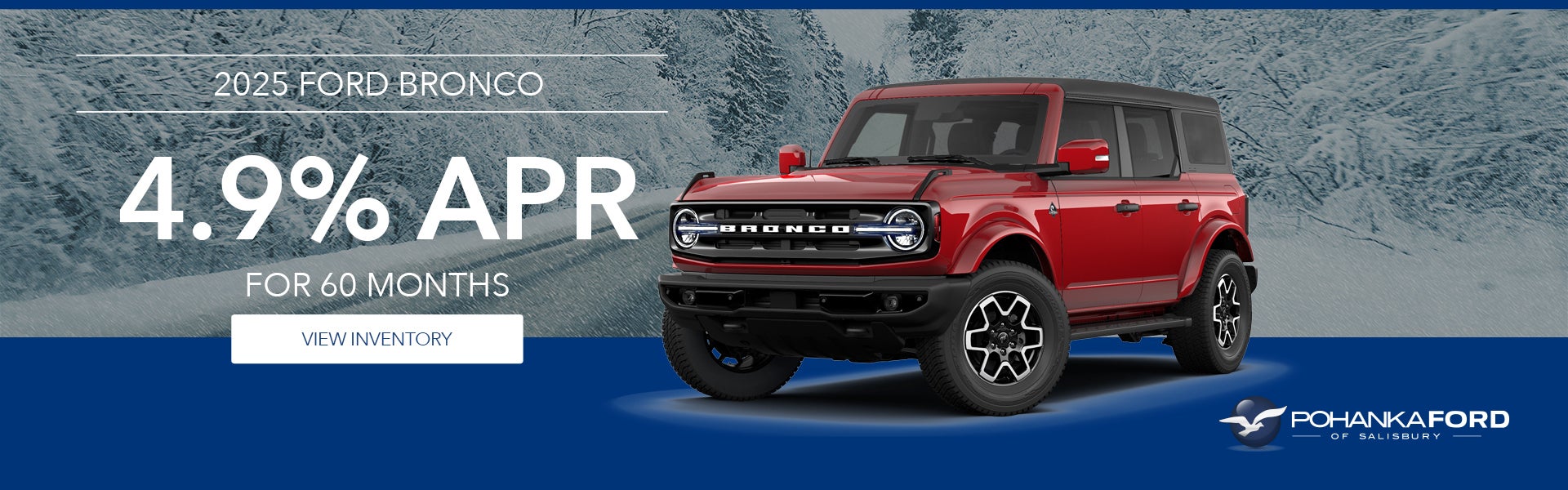 Ford Bronco 4.9% APR
