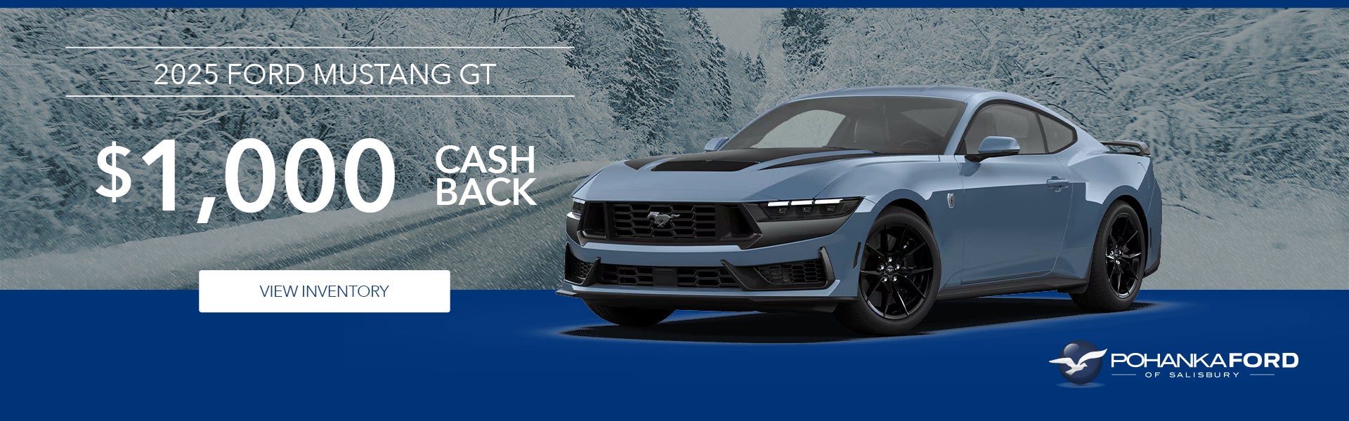 2025 Ford Mustang GT $6,000 Cash Back
