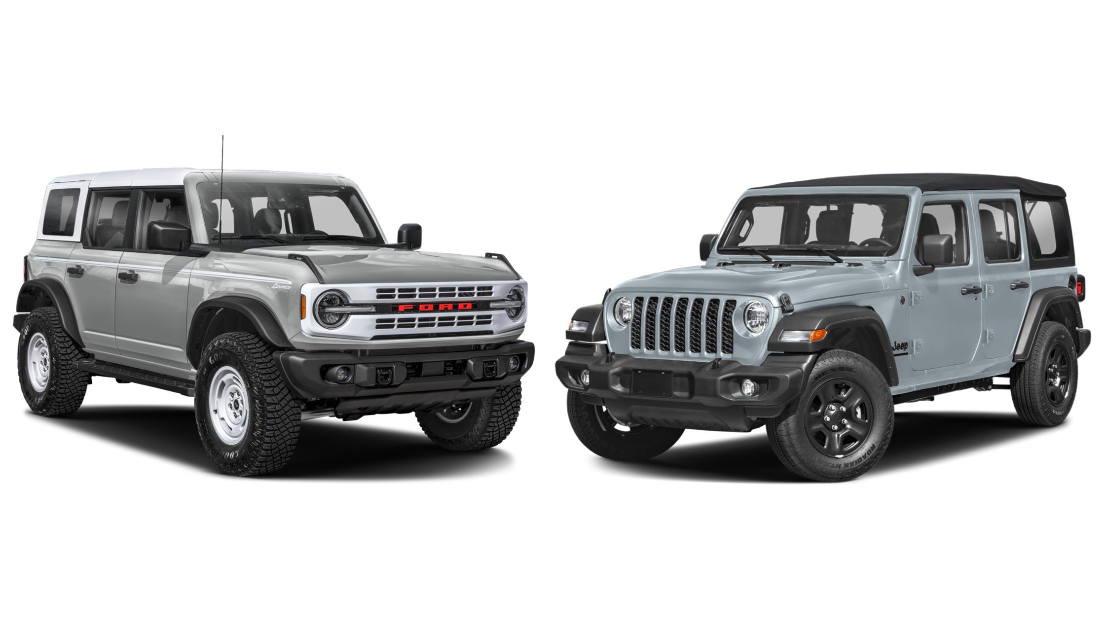 2024 Ford Bronco vs 2024 Jeep Wrangler