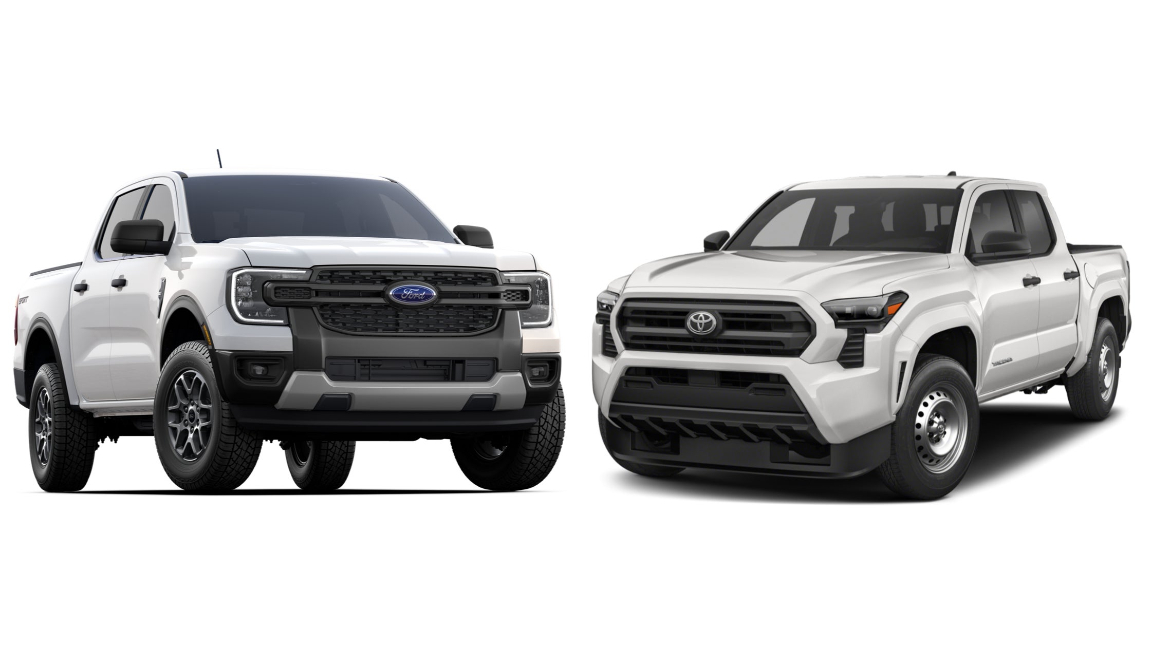 2024 Ford Ranger vs 2024 Toyota Tacoma